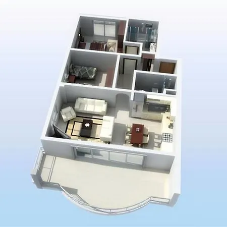 Mirage G 1 - Beautiful 2 Bedroomed Ground Floor Of Approx 1000 Sq Ft Daire Side